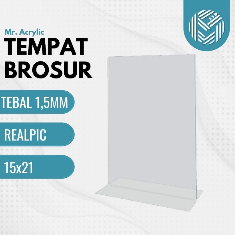 

Akrilik Tempat Brosur A5 | Mr. Acrylic