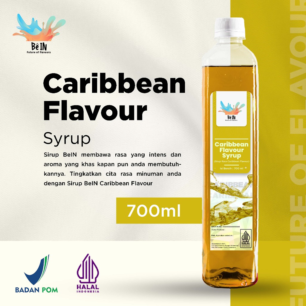 

BeIn Caribbean Syrup - Sirup Rasa Rhum 700ml