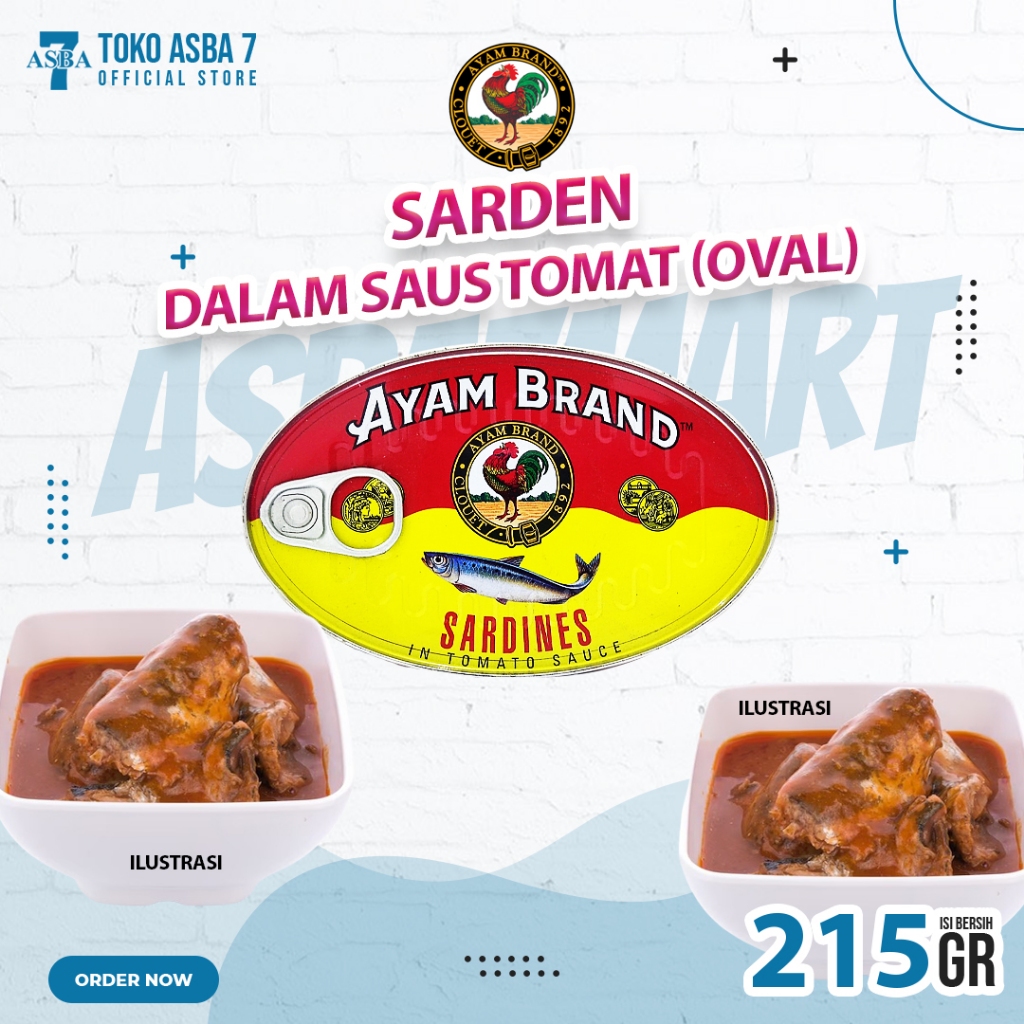 

AYAM BRAND SARDINES IN TOMATO SAUCE 215GR