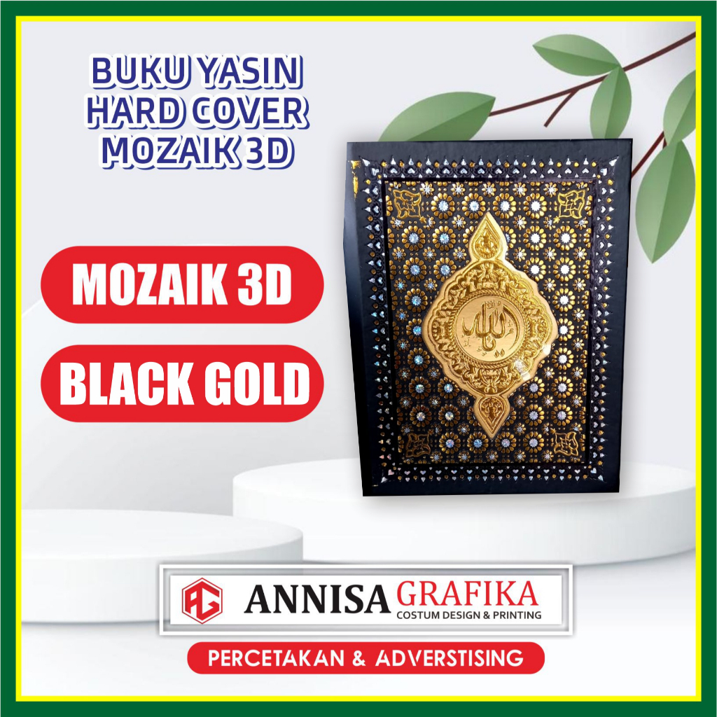 

Yasin Tahlil Hardcover Mozaik Bairut/ Buku Yasin / Yasin Custom Non Siku
