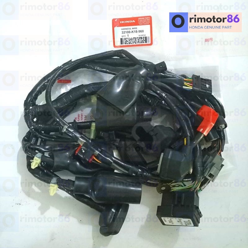 Kabel Body Kabel Bodi Kabel Utama Honda Verza 150 Verza 150 32100-K18-900 Harnes Wire Honda Verza Or