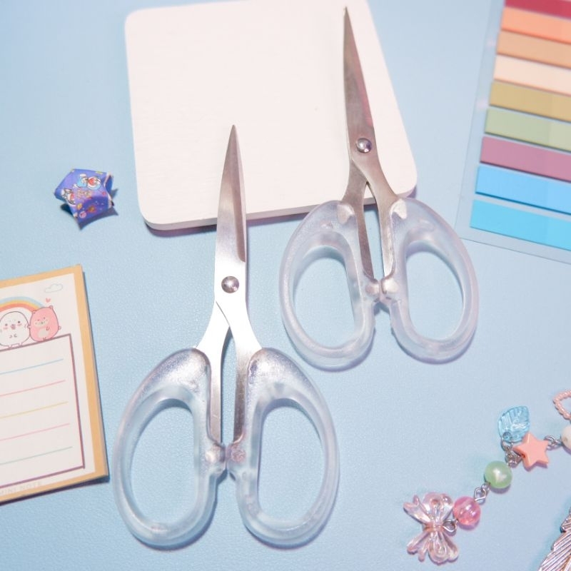 

[CRAFTIPLE] Gunting Kertas Bening Transparan Journal Scrapbook