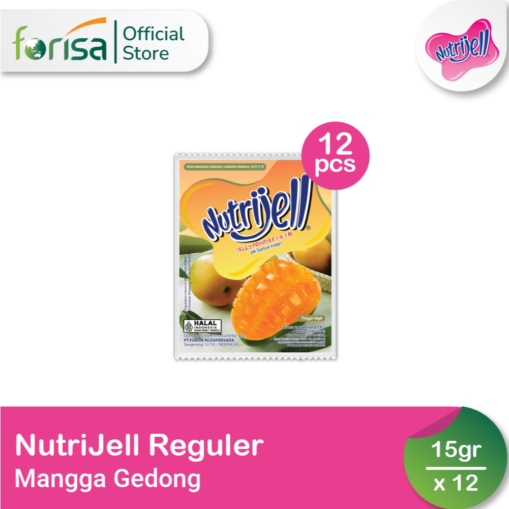 

Nutrijell Reguler Rasa Mangga Gedong Box - 12x15 gr