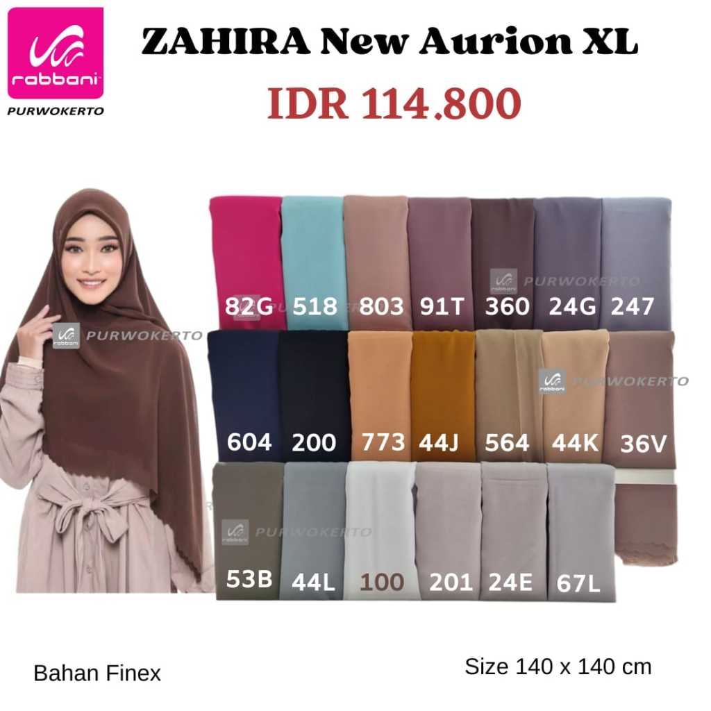 SEGIEMPAT ZAHIRA NK AURION XL RABBANI - SOLDER XL