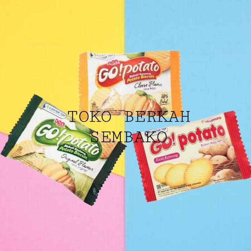 

(PACK) GO POTATO Biskuit Kentang 8gr Isi 20Pcs