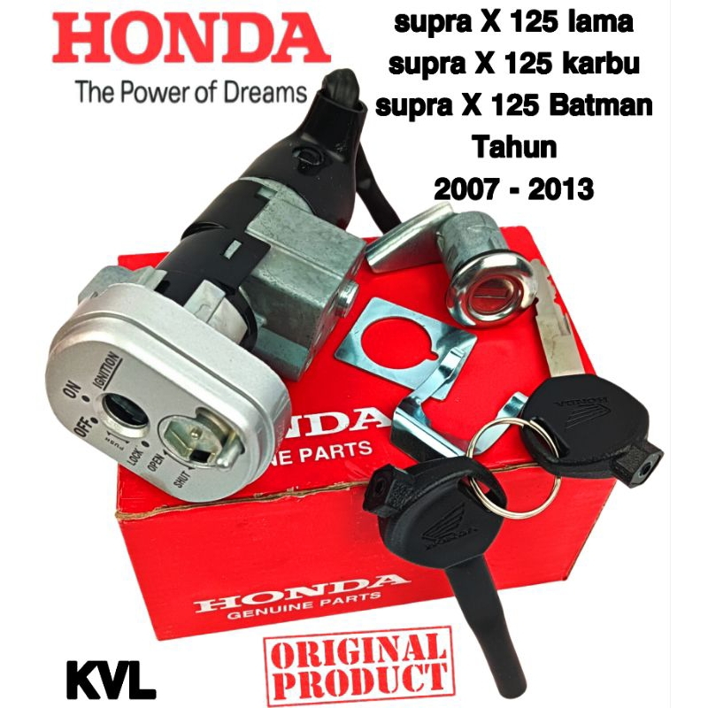 KUNCI KONTAK KVL ORIGINAL SUPRA X 125 LAMA, SUPRA X 125 KARBU, SUPRA X 125 BATMAN KUALITAS