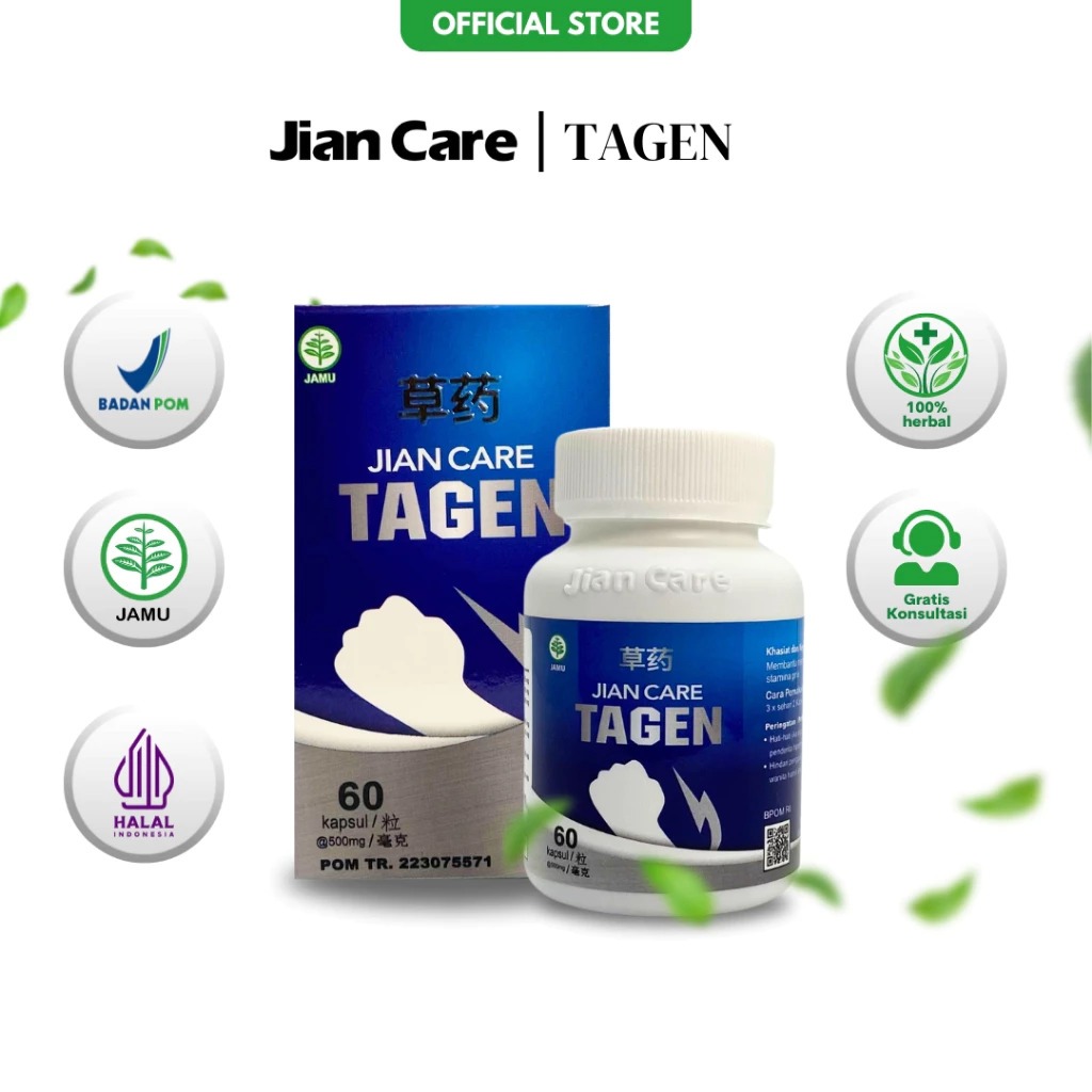 JIANCARE TAGEN l SUPLEMEN HERBAL KHUSUS PRIA DEWASA