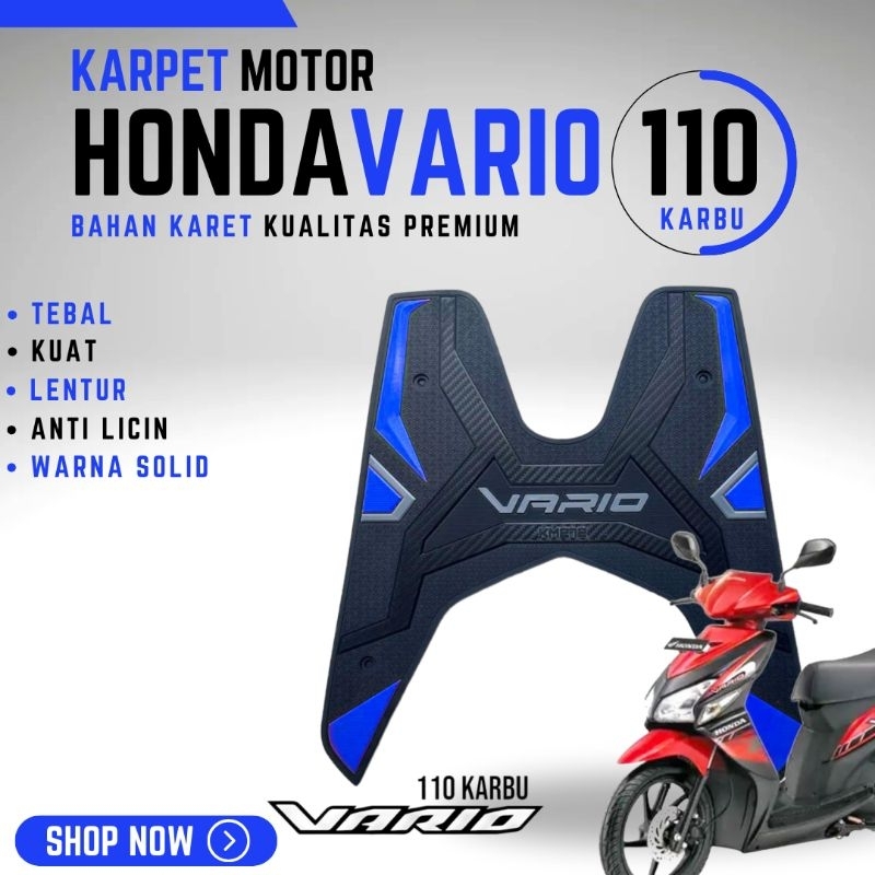 ALAS KAKI MOTOR HONDA VARIO 110 KARBU | PIJAKAN MOTOR HONDA VARIO 110 KARBU | KARPET MOTOR HONDA VAR