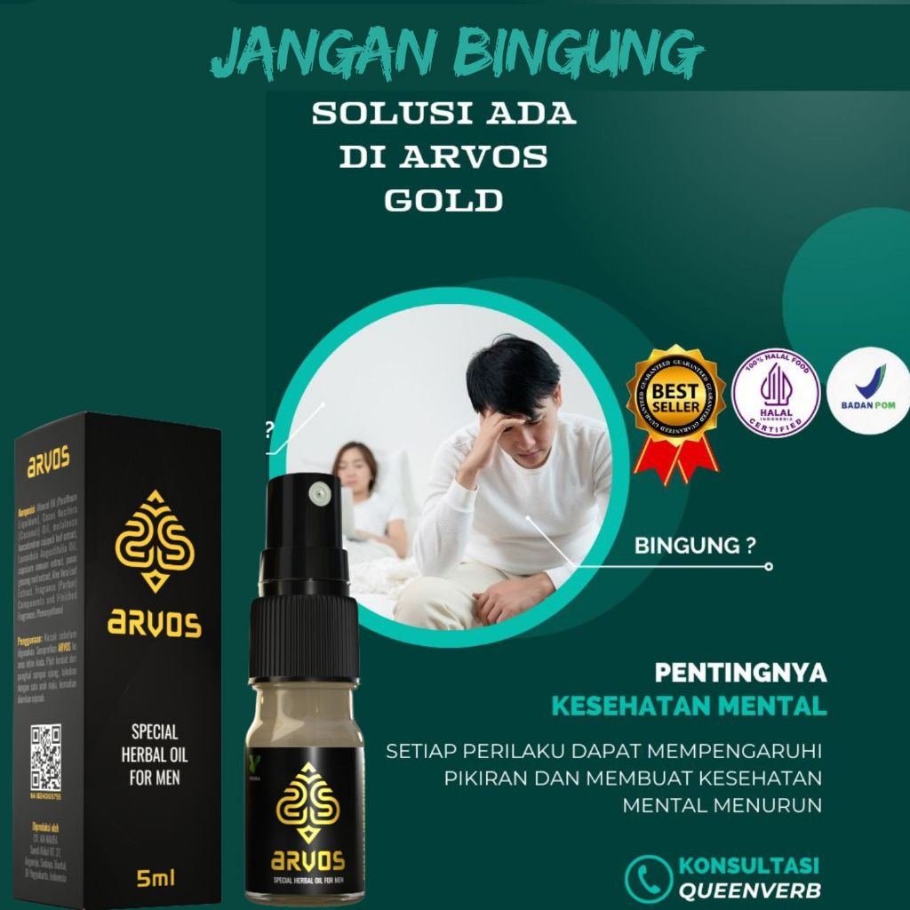 ARVOS SPRAY spray Kuat Perkasa Tahan Lama Oles minyak Tanpa kebas Ezjakulasi Berhubungan Pria 100% o