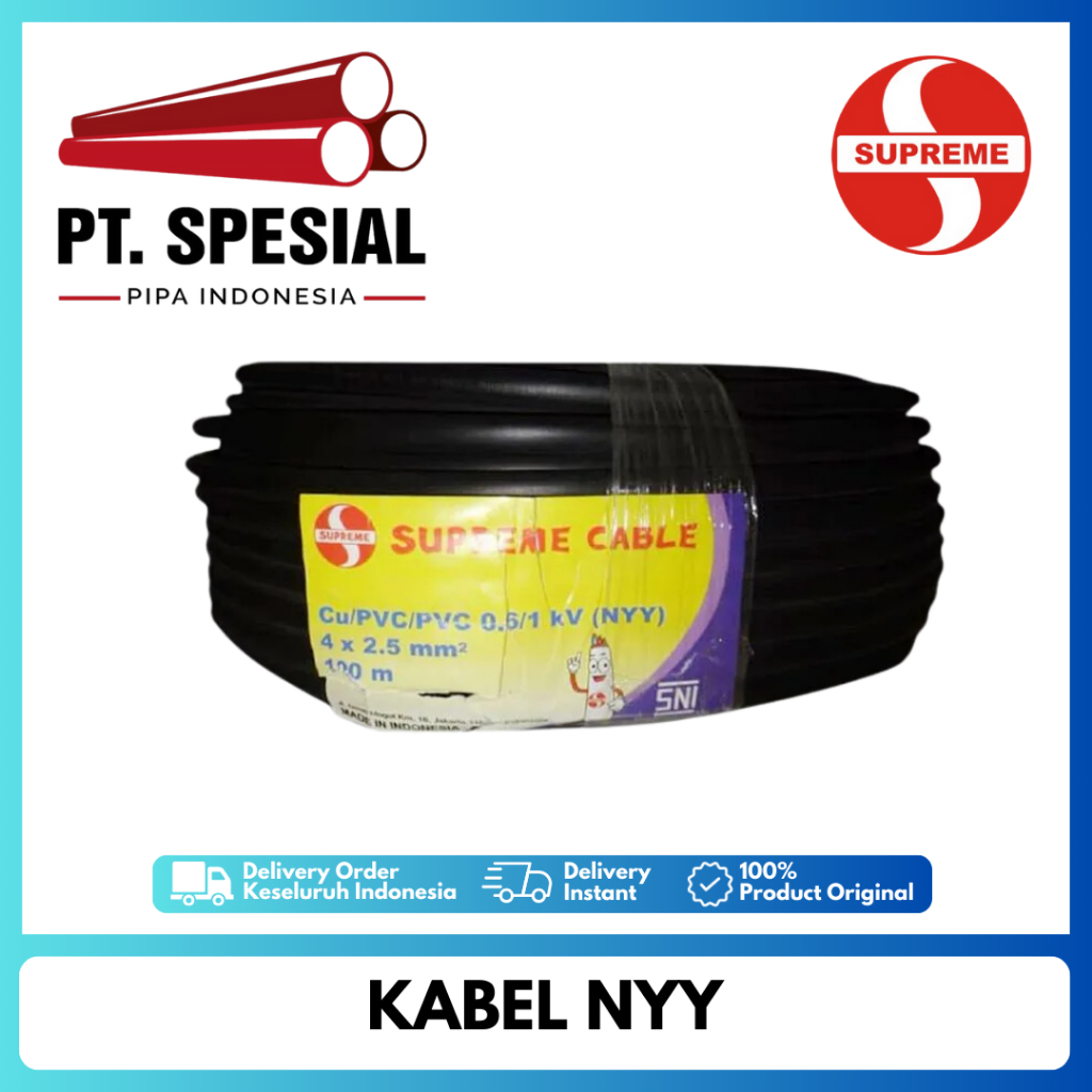 NYY 4 × 150mm Kabel Supreme Tufur / Kabel Listrik Permeter - 05