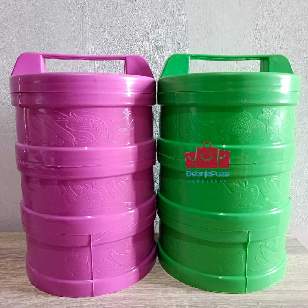 HOT SALE Rantang Susun3 AR /Rantang Putar /Rantang / Rantang Plastik susun 3