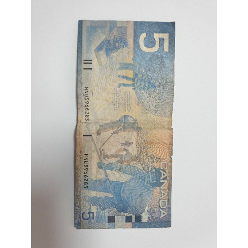 5 dolar canada emisi 2002 (ASLI)