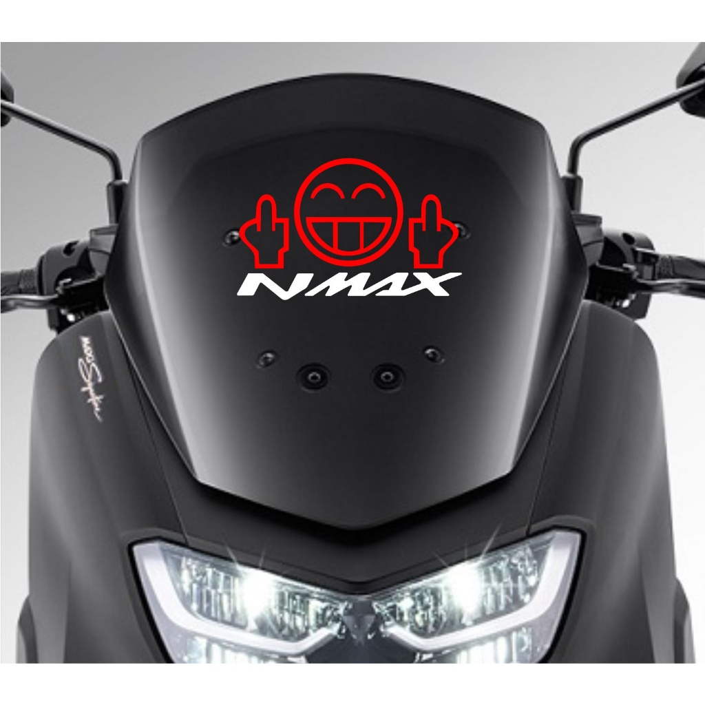 stiker visor yamaha nmax fuck you sticker murah keren lucu