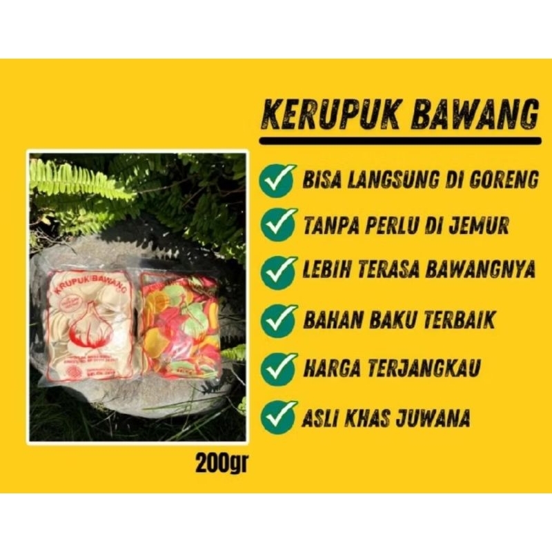 

KERUPUK BAWANG PUTIH KHAS PATI