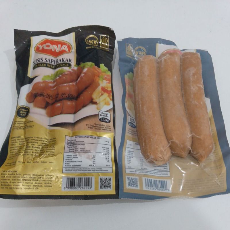 

YONA Sosis Bakar Jumbo 250 gram isi 3bj