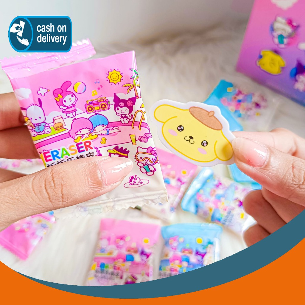 

PENGHAPUS MISTERY BAG SANRIO V2 GEPENG BLIND BOX BLINDBOX HAPUSAN SETIP STIP ERASER LUCU UNIK KARAKTER ALAT TULIS KANTOR SEKOLAH MURAH TERMURAH COD