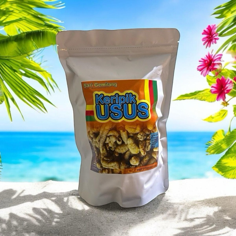 

Keripik Usus Sari Gemilang 250 gram Gurih Renyah
