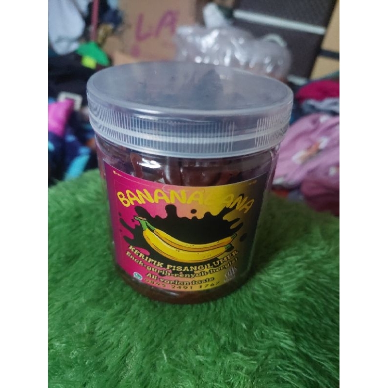 

keripik pisang lumer rasa coklat 220gram