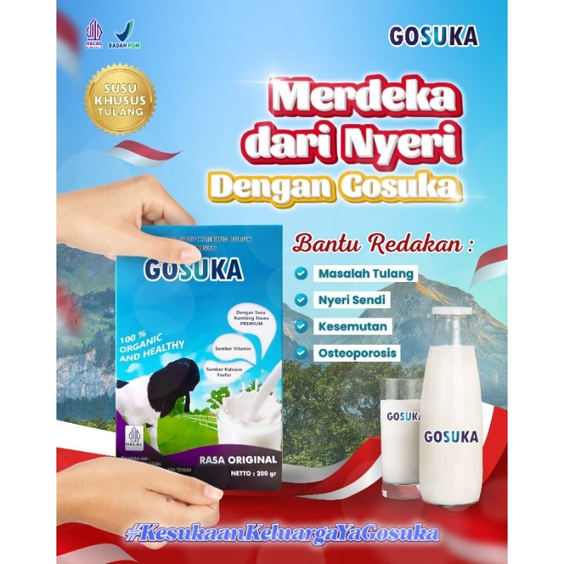 

Susu Kambing Etawa GOSUKA Gurih & Nikmat 200g