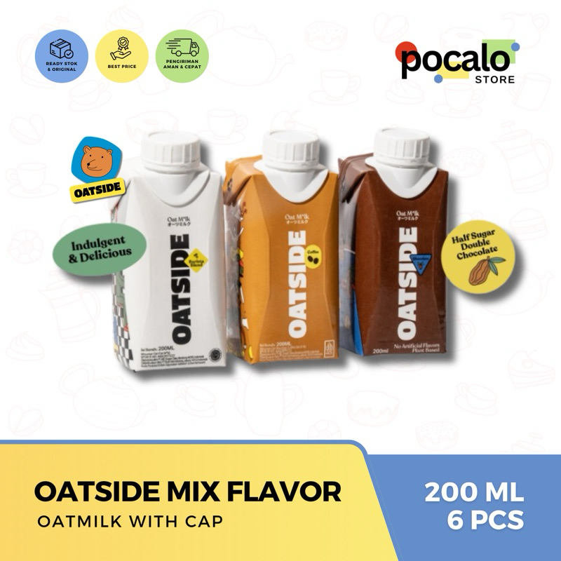 

Oatside Oat Milk Cap 200ML ( 6 pcs ) - Mix Flavor