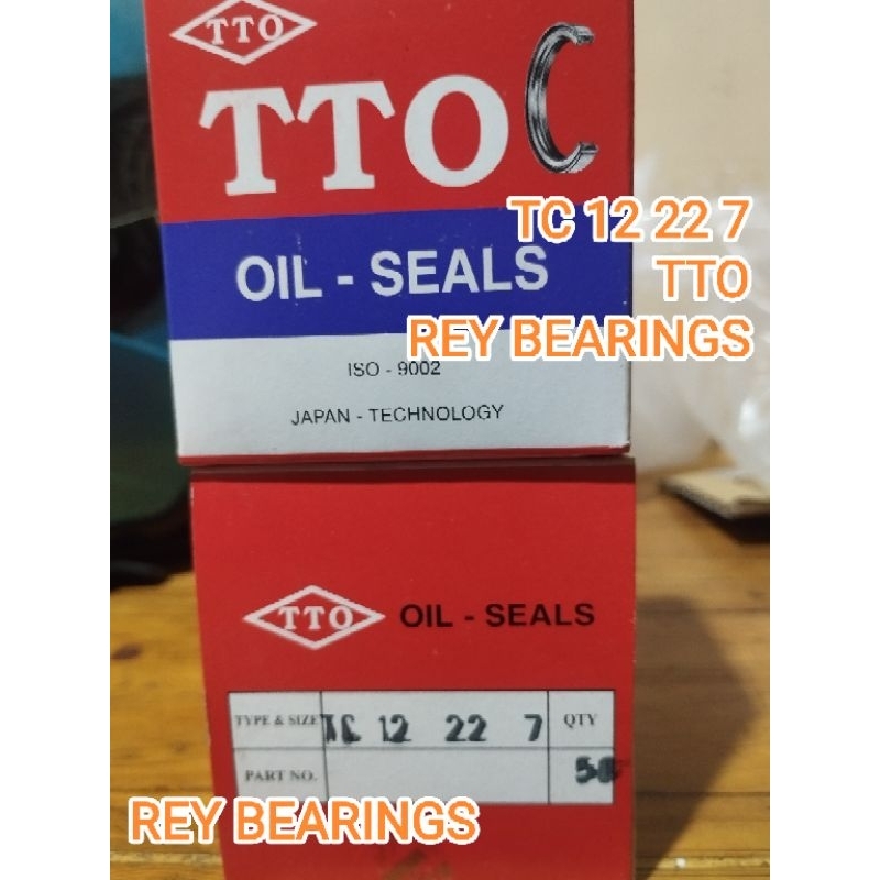 Oil seal TC 12 22 7 merk TTO