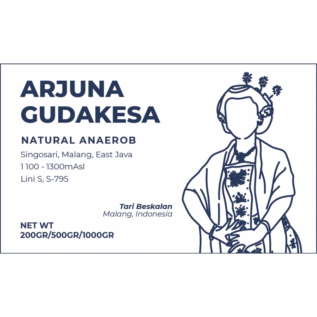 

KOPI ARABIKA ARJUNA GUDAKESA 500GR