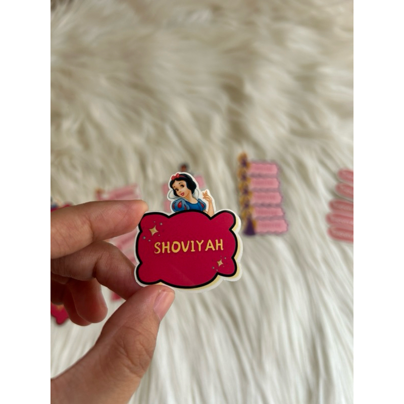 

stiker nama atau label school