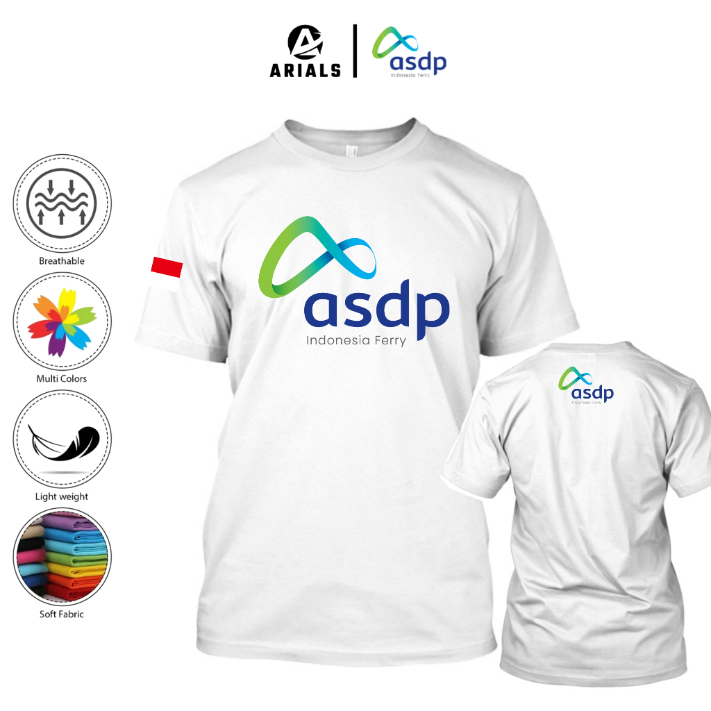 Arials Kaos Baju ASDP Indonesia Ferry Persero