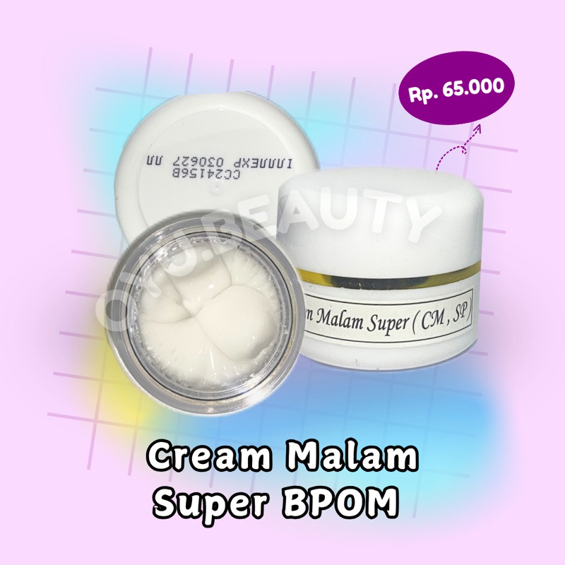 [IPUNG] Cream Malam Super (CM,SP) BPOM IP