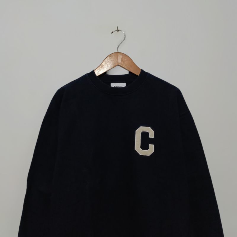 Crewneck Covernat Logo C Black Second Original