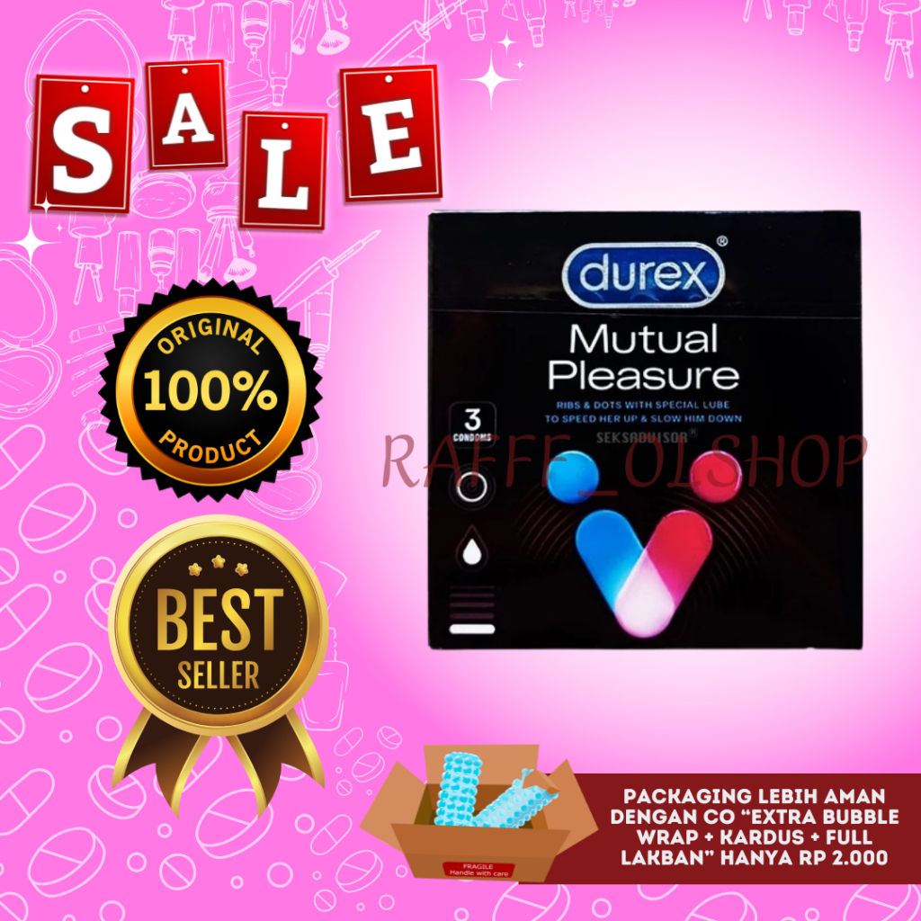 Kondom Durex Mutual Pleasure - Isi 3