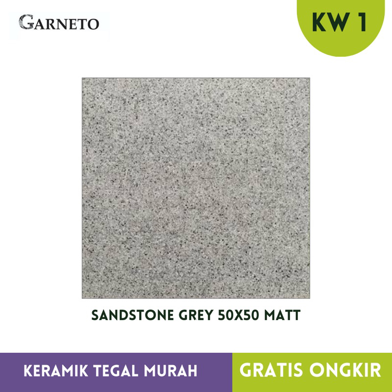 Keramik Kasar / Kesat Garneto 50x50 Sandstone series / keramik carport garasi Matt Granila