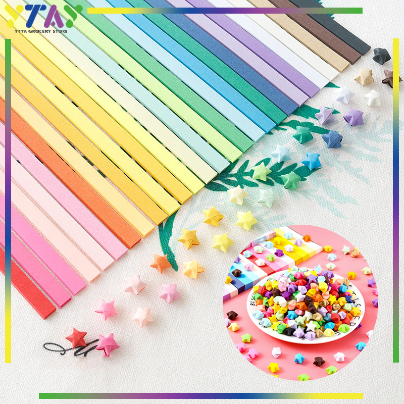 

【COD&READY】✨Lucky Star Craft Handmade✨ Origami Bintang✨ Kertas Bintang