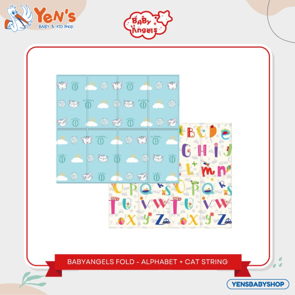 Baby Angels XPE Fold Playmat 160x180 cm Double Side / Bayi Playmat