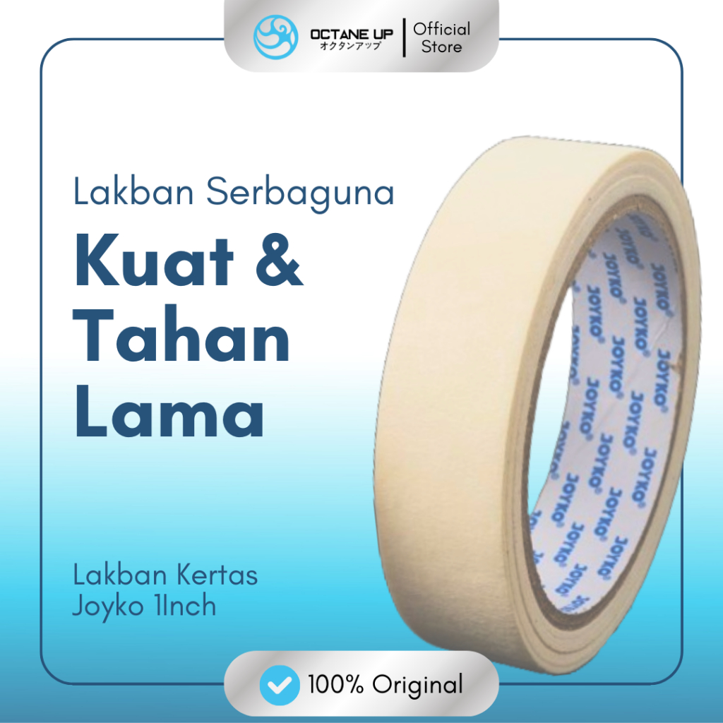 Lakban Kertas Joyko 1 Inch Premium Octane Up