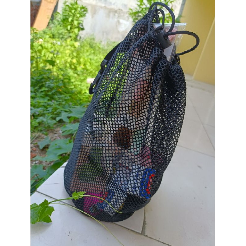 Tas Alat Mandi - Tas Jaring Serut Multifungsi
