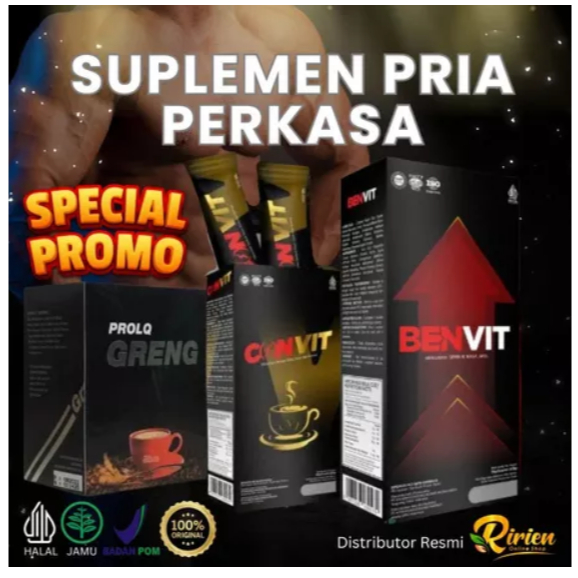 BENVIT Minuman suplemen herbal untuk meningkatkan stamina pria