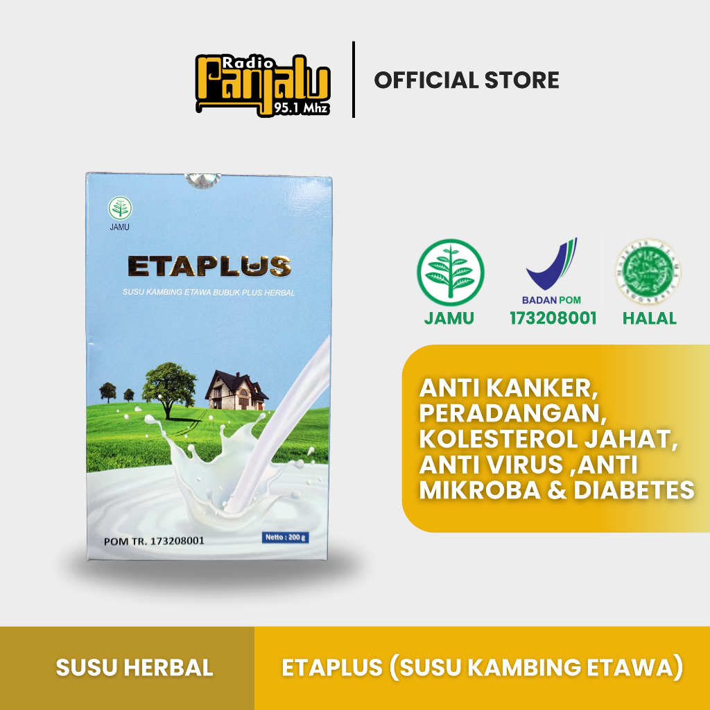 

ETAPLUS SUSU BUBUK HERBAL|SUSU BUBUK ETAPLUS|SUSU UNTUK MENGATASI DIABETES DAN OBESITAS ORI BPOM