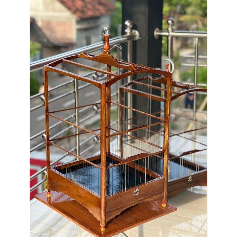SANGKAR BURUNG KENARI RUJI FIBER no2 custom