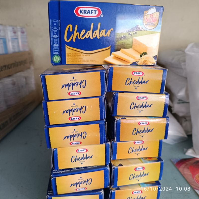 

Kraft Cheddar 150gr/Keju Cheddar Olahan