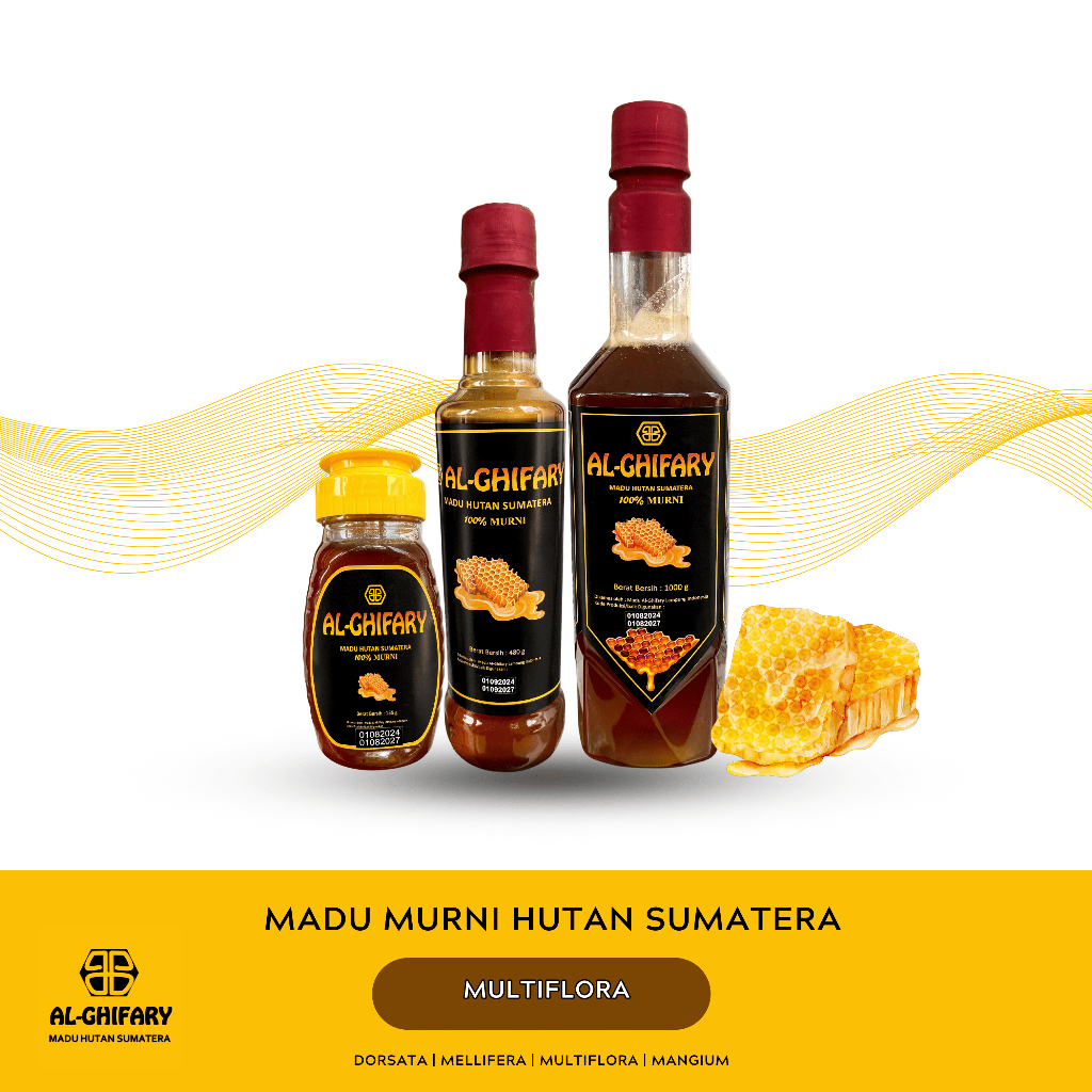 

MADU MURNI ASLI HUTAN MULTIFLORA - MADU AL-GHIFARY 100% ASLI