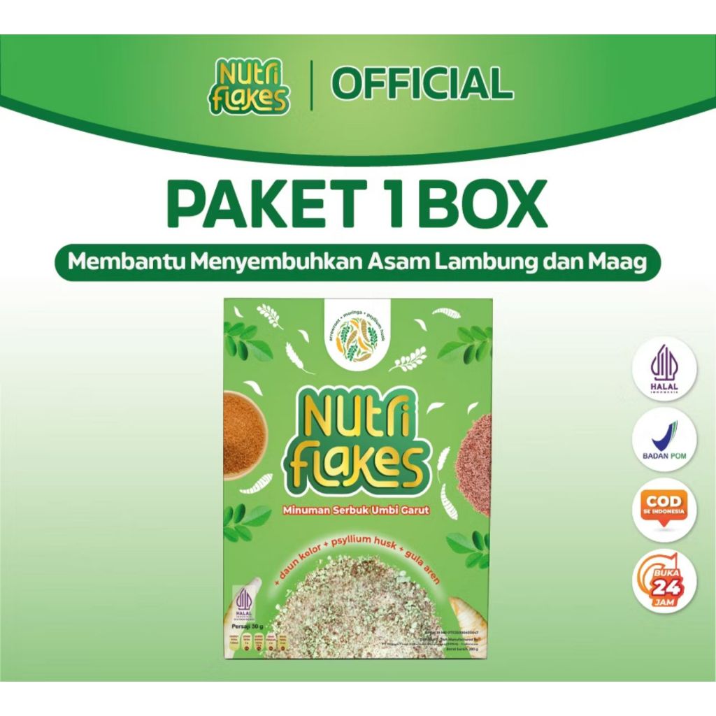 

NUTRIFLAKES Sereal Umbi Garut Premium Original 2