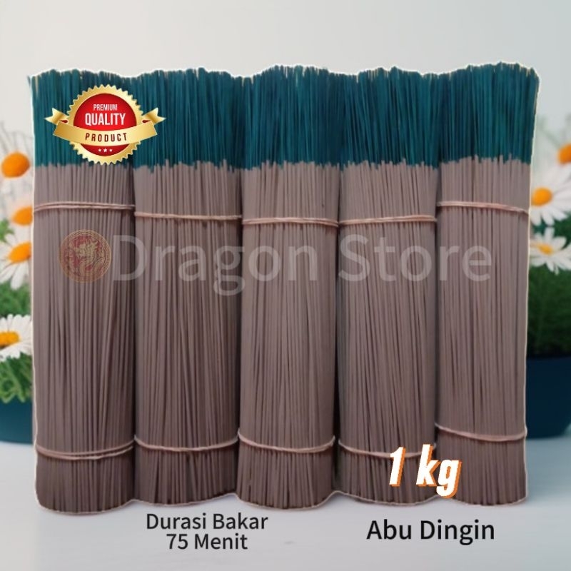 Hio Putih Non Aroma 1 kg / Dupa Putih Lidi warna hijau