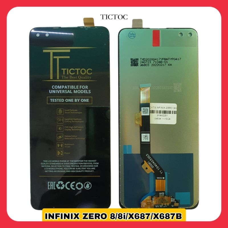 LCD TS TOUCHSCREEN INFINIX ZERO 8 X687 / ZERO 8i X687B