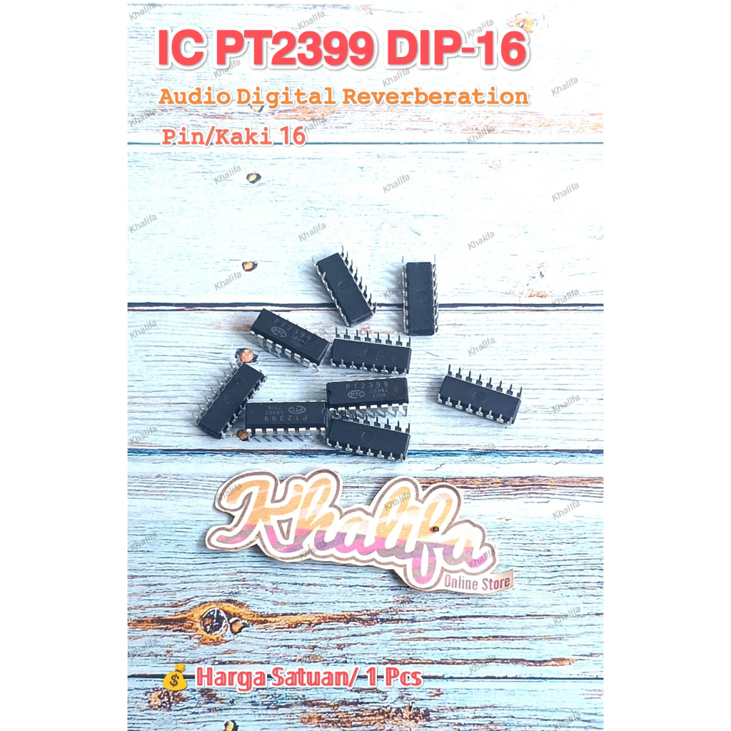 IC PT2399 CD2399GP DIP-16 Audio Digital Reverb Circuit Manifold Integrated Circuit Echo Processor IC