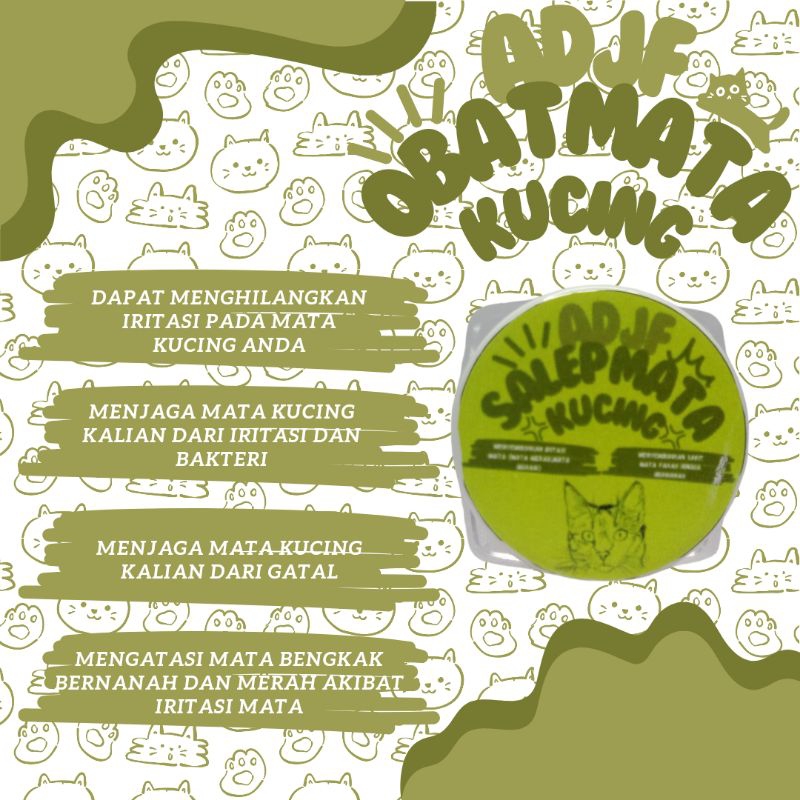 ADJF (AdhariJayaFarm) ADJF SALEP MATA Obat Salep Mata Kucing Ampuh,Mata Kucing Belekan Mata Kucing B