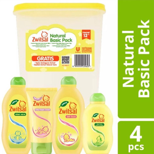 Zwitsal Mini Travel Pack paket perawatan bayi keperluan bayi traveling sabun bayi