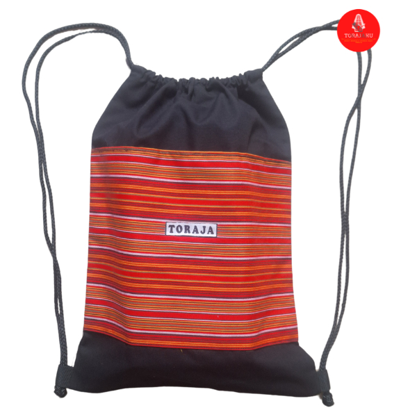 Mrs - TORAJAKU Drawstring Bag Toraja Tas Serut Toraja Tas Motif Tenun Khas Toraja yang Stylish dan