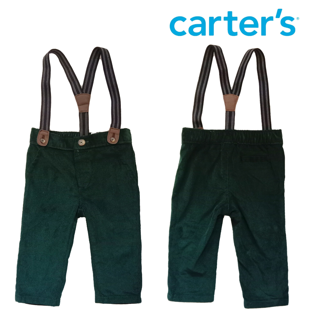 CARTER Celana Panjang Corduroy Hijau Emerald Anak Baby