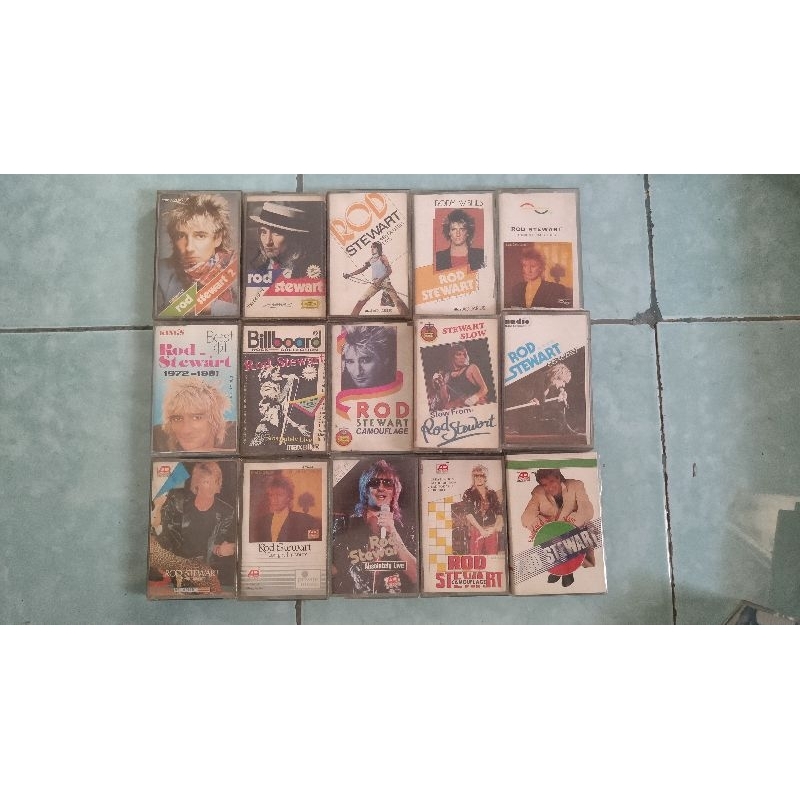 kaset Rod Stewart Rock Slow Rock Ballads